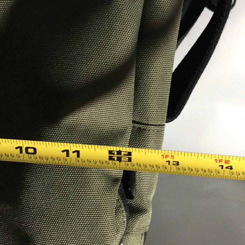 Pakt x Chase Reeves Army Green Travel Backpack Has Sling / Hip Strap